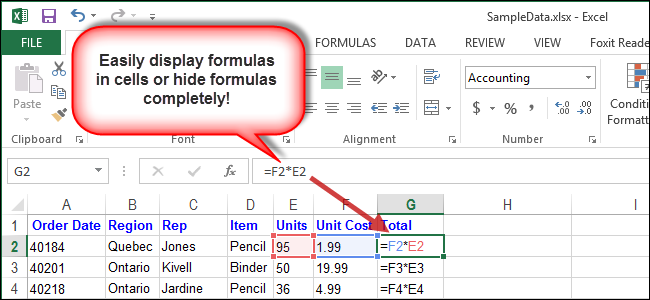 What Do You Press To See The Formula In A Cell In Excel For Mac